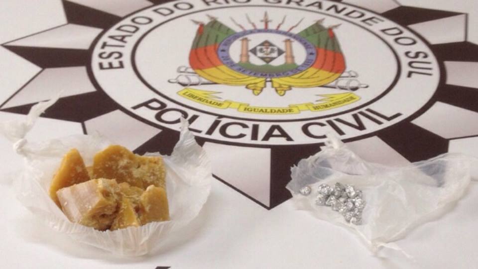 Policia Civil de Canela faz apreensão de crack