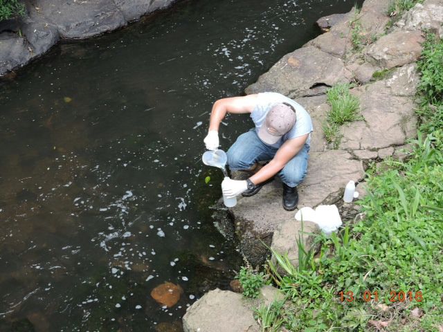 Coleta de agua Meio Ambiente