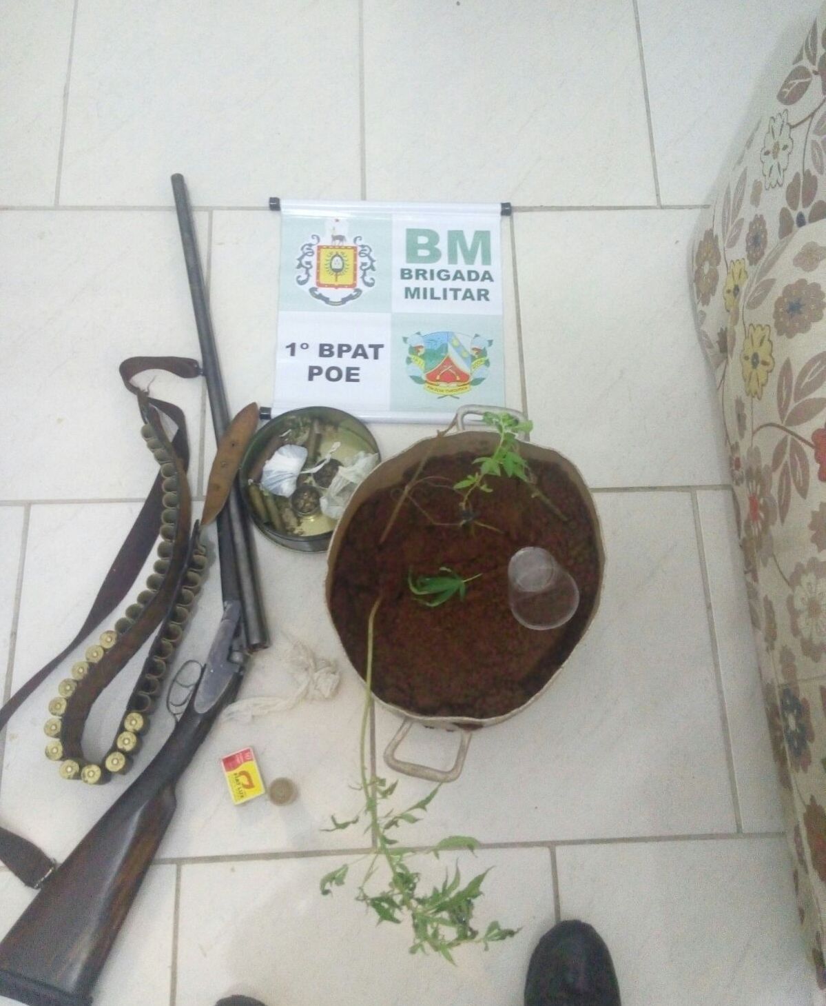 arma e planta apresentada na dp