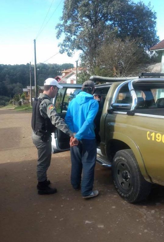 foragido-de-santa-catarina-preso-pela-bm-de-canela