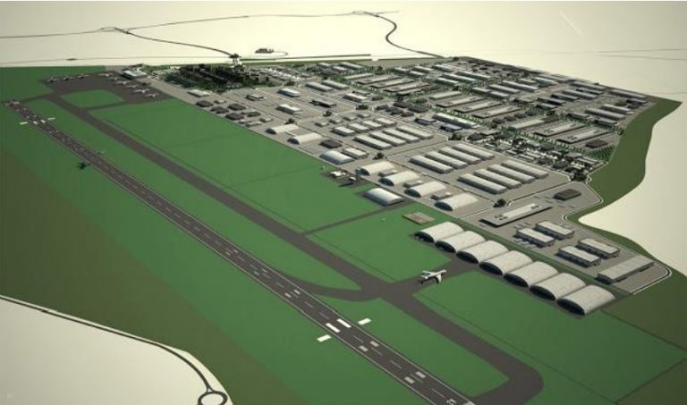 maquete-da-plataforma-logistica-multimodal de Canela