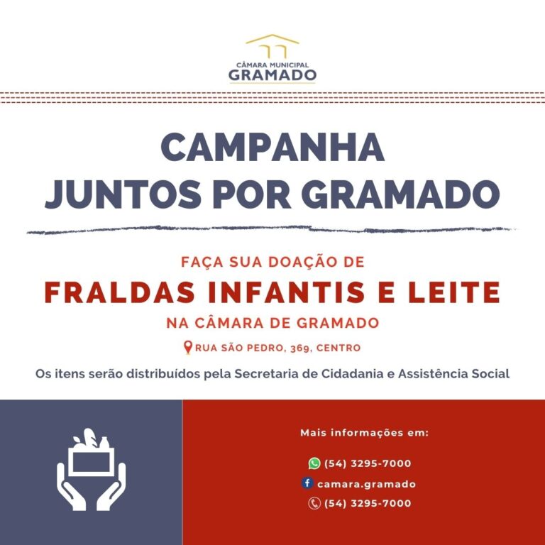 Campanha Juntos por Gramado