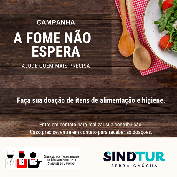 Campanha A Fome Não Espera Sindtur