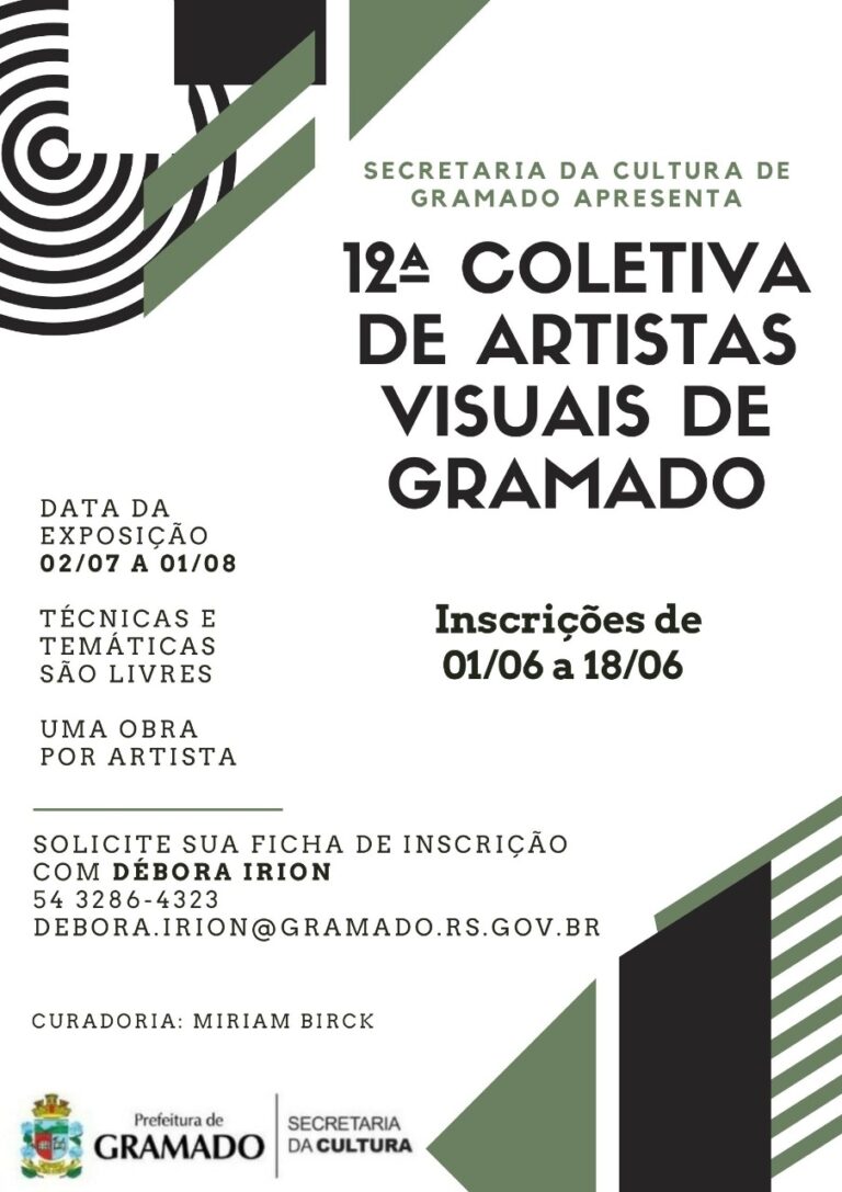 12ª Coletiva dos Artistas Visuais de Gramado acontecerá em julho