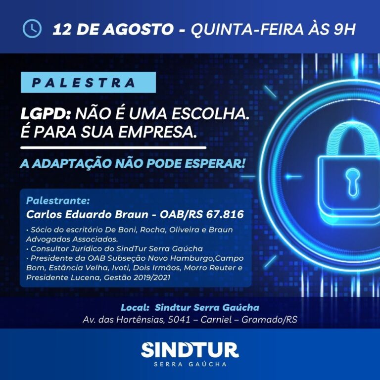 Palestra Lei de proteção de dados
