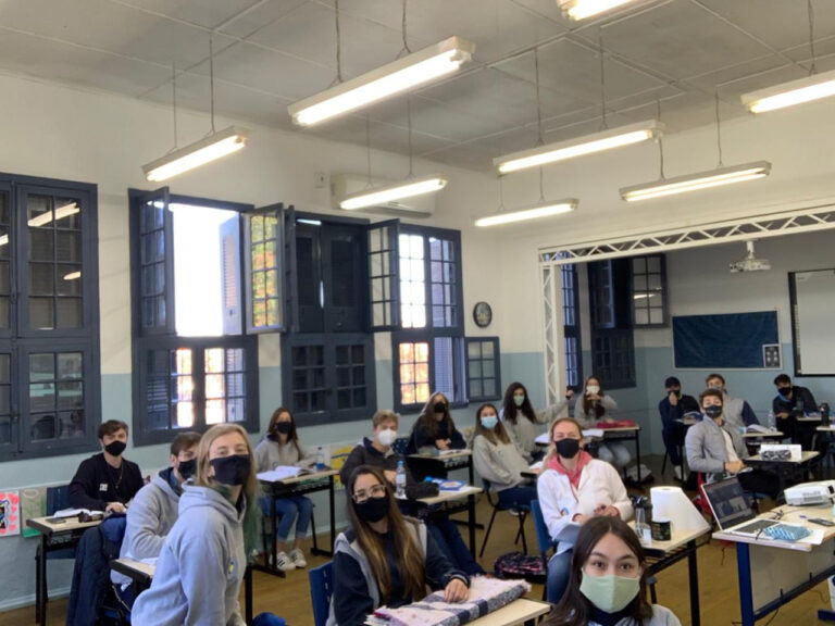 Turma no 3º ano do Ensino Médio em 2021