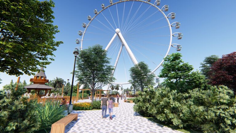 Roda Gigante Mundo a Vapor (Projeção)