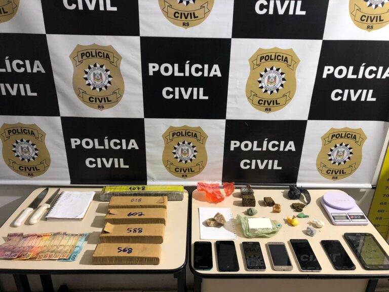 POLÍCIA CIVIL DESARTICULA PONTO DE DISTRIBUIÇÃO DE DROGAS EM GRAMADO