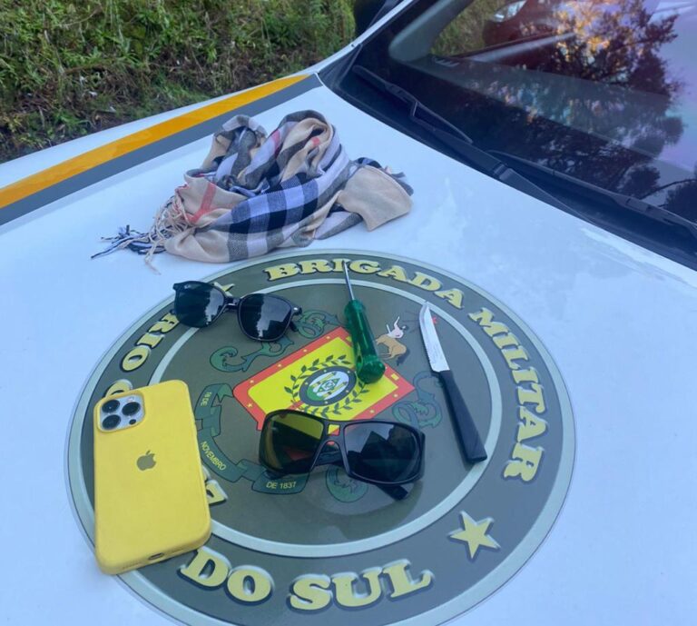 BRIGADA MILITAR DE GRAMADO PRENDE AUTOR DE FURTO EM VEÍCULOS PRÓXIMO AO LAGO NEGRO