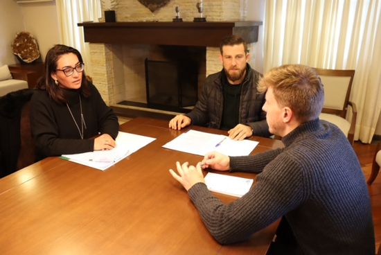 Dra Mariana, Renan e Alberto (chefe de Gabinete)