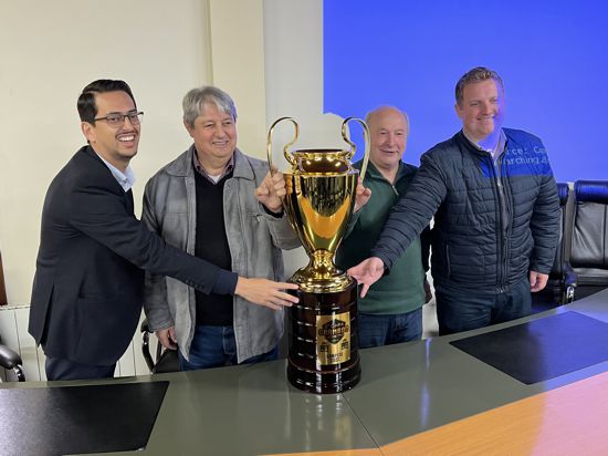 Foto apresentação Copa Gramado Laghetto Sub 16