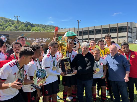 Foto final Copa.premiação Flamengo