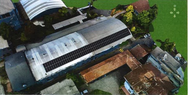 Paineis fotovoltaicos - Simulação no prédio