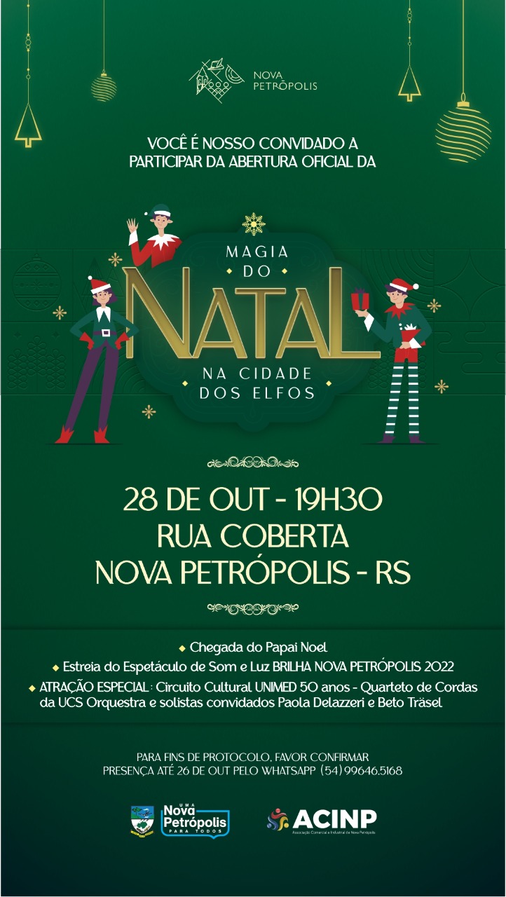 CONVITE - ABERTURA OFICIAL