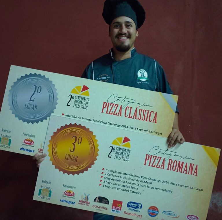 Chef Igor Cândido conquistou dois pódios no Nacional