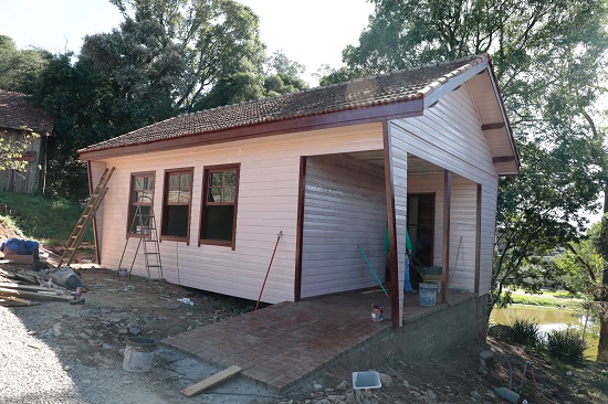 Foto Brizoleta está sendo conluida na Festa da Colonia de Gramado