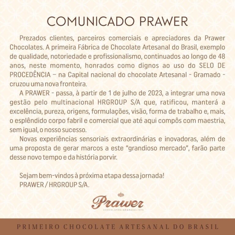 Comunicado Prawer