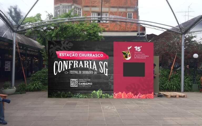 Estação de Churrasco está sendo montada ao lado da Rua Coberta (1)