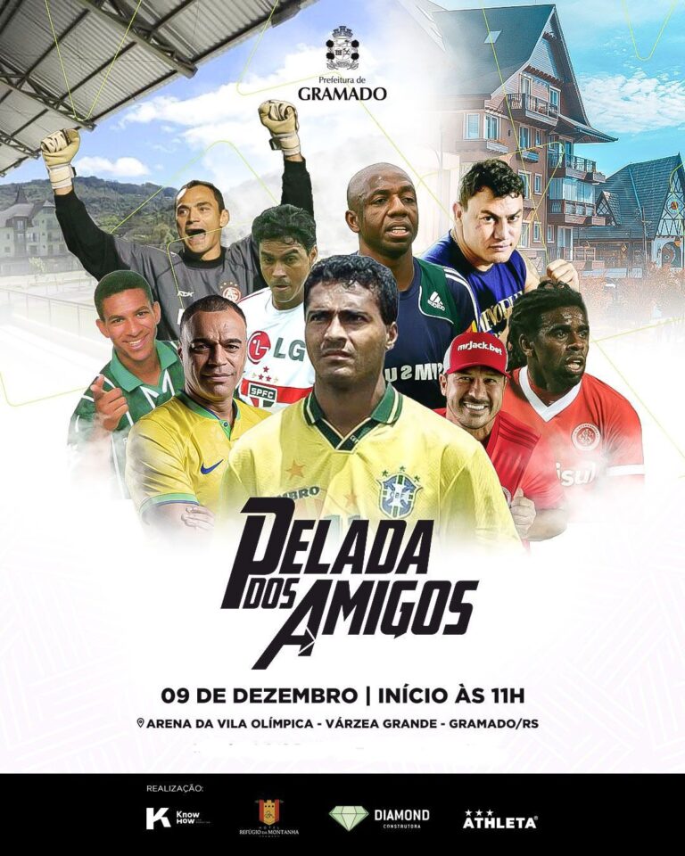 Foto Gramado receberá edição da “Pelada dos Amigos” em dezembro