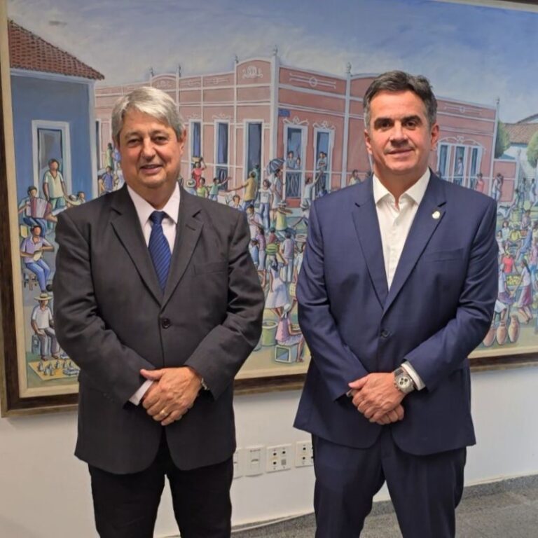 Nestor com senador Ciro Nogueira