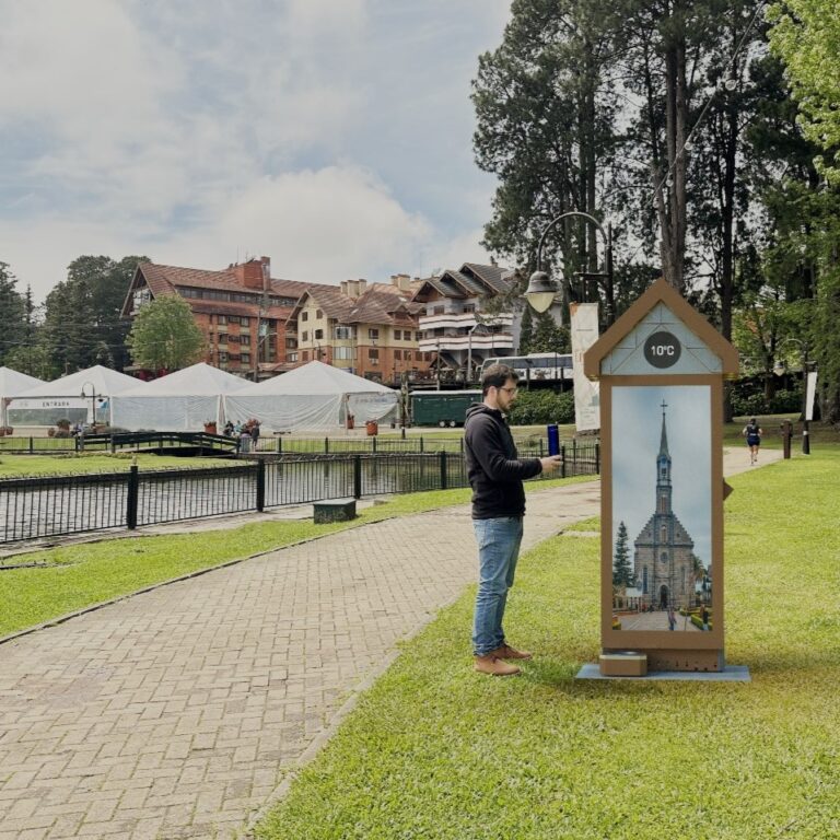 Foto Iniciada a instalação de chimarródromos em Gramado