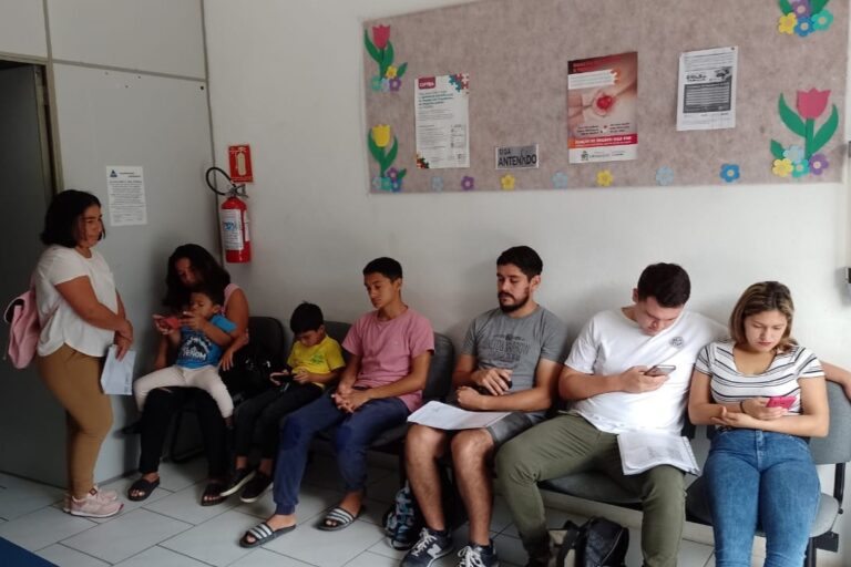 Foto imigrantes ação social