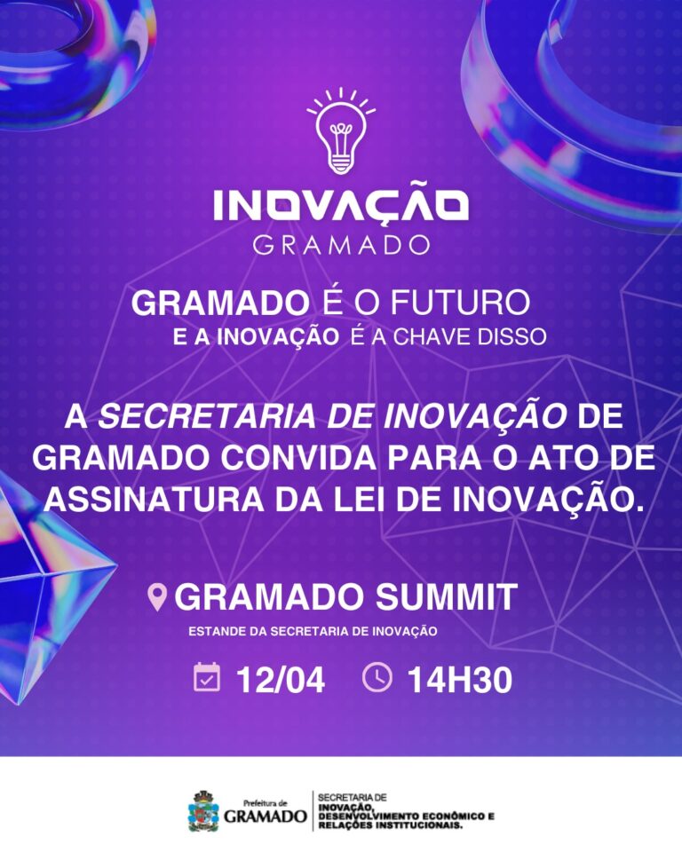 Assinatura lei da inovação