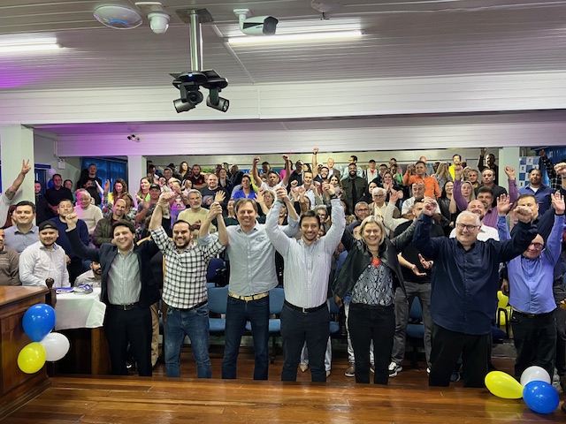 Foto psdb canela convenção todos com a plateia