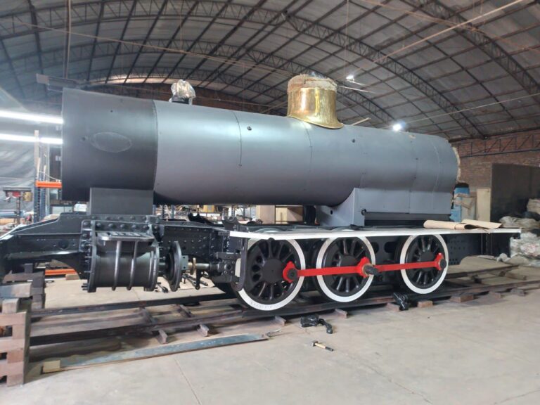 Foto locomotiva Parque Maria Fumaça