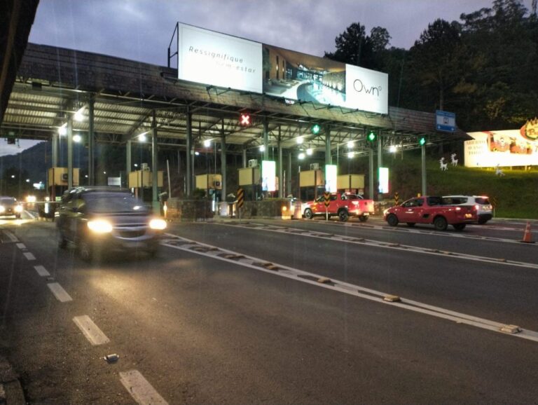 Foto pedagio cobrança