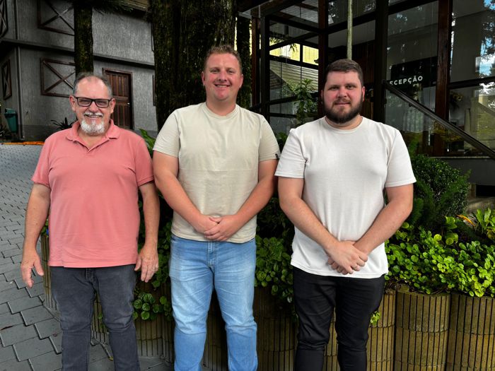 Foto Jadir Schwingel Lucas Roldo e Djonatan Schwingel