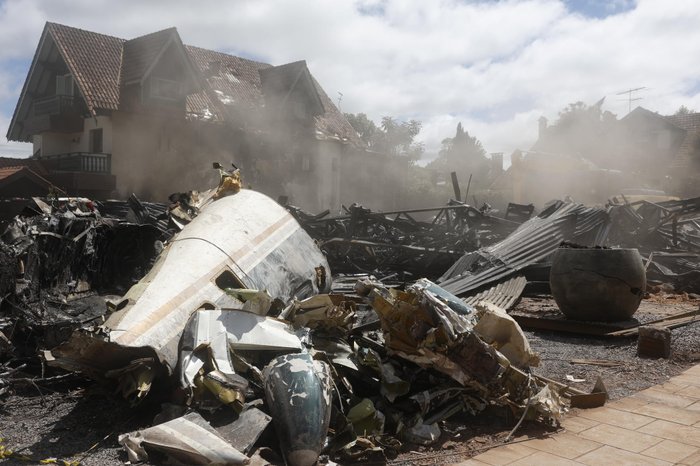 Foto desastre aéreo