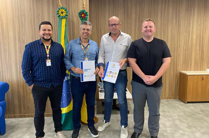 Foto Secretário Lucas Roldo cumpre agenda em Porto Alegre em busca de investimentos para o setor esportivo