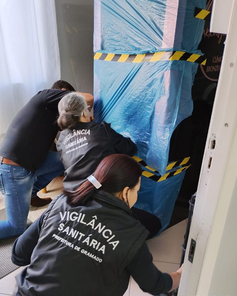 Foto Operação conjunta combate uso ilegal de câmaras de bronzeamento em Gramado