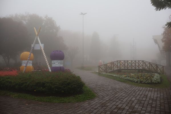 Foto Nova Petropolis neblina e frio
