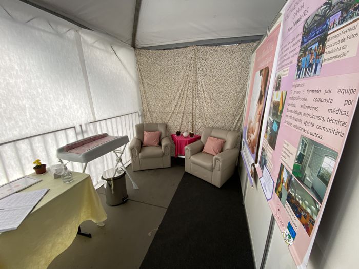 Foto Cantinho da Amamentação no 52º Festival Internacional de Folclore de Nova Petrópol (3)