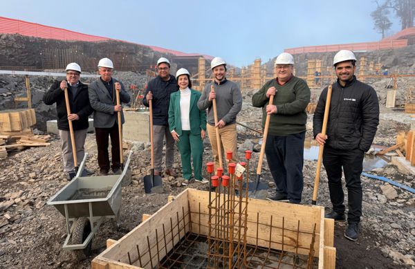 Foto Empreendedores do Pompéia Ecossistema de Saúde Pryme estiveram com o prefeito de Canela Gilberto Cezar na obra