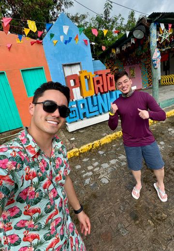 Foto dois influencers