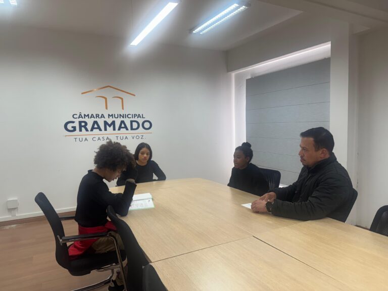 diretor da escola do legislativo e vereadores jovens