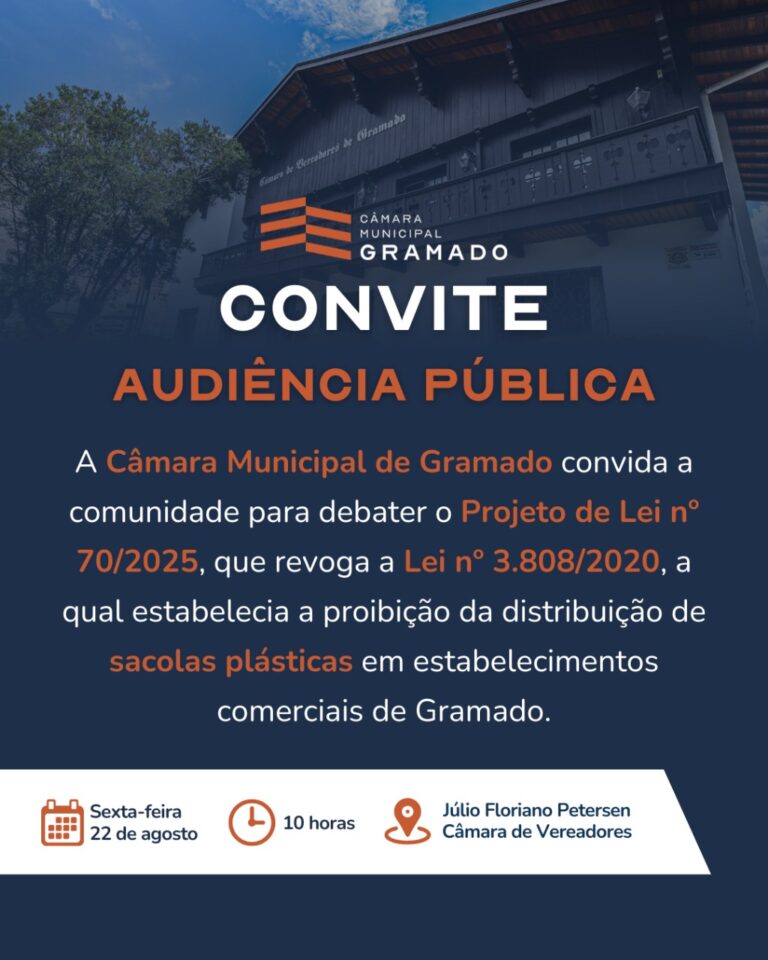 Audiência pública discute revogação da lei das sacolas plásticas