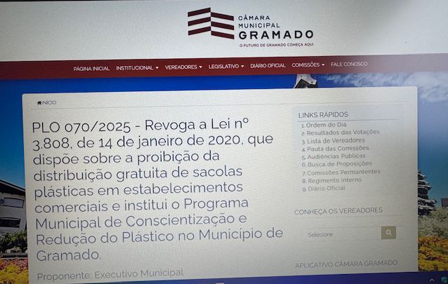 Foto projeto protocolado