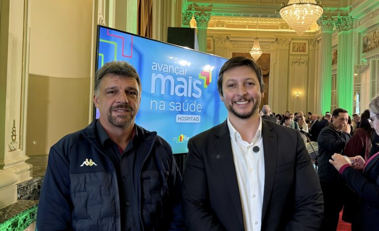 Secretário Jean e prefeito Gilberto Cezar