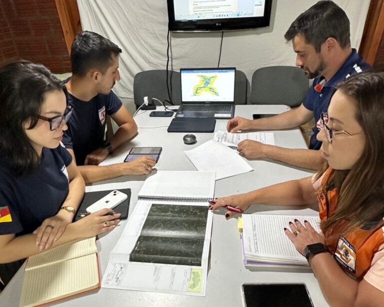 Simulado de mesa Defesa Civil