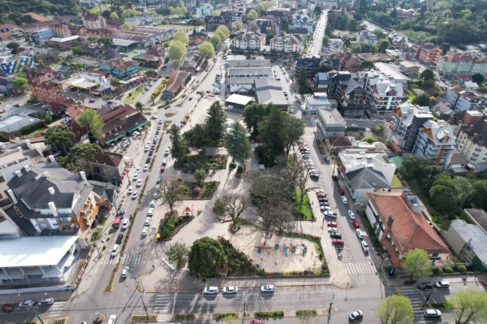 Foto aérea - Centro de Canela