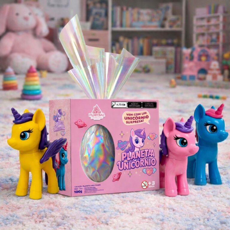 Florybal inicia vendas de Páscoa com ovo Creme Brullet e novas coleções infantis